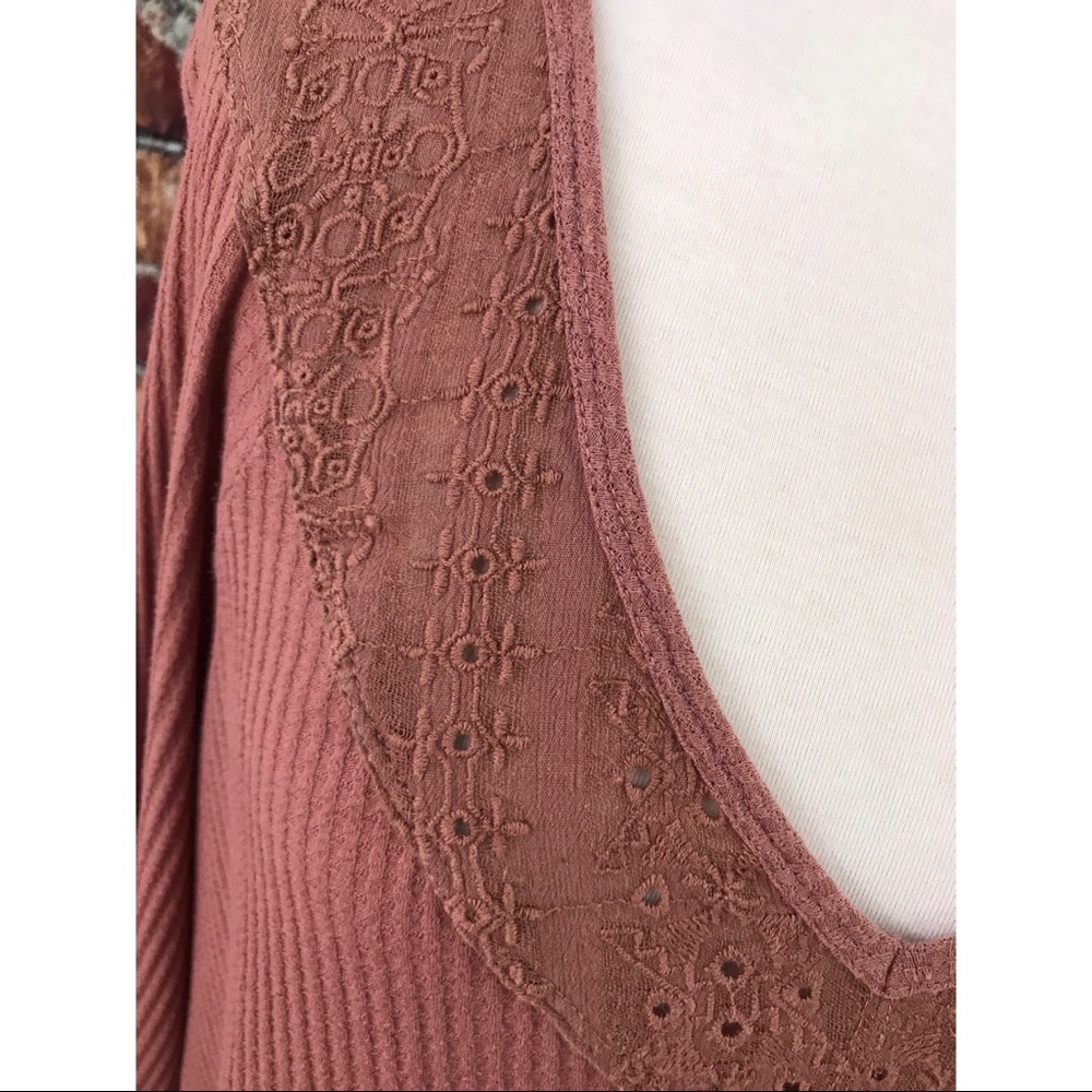 Free People Parisian Nights Bell Sleeve Shirt - Picture 3 of 8